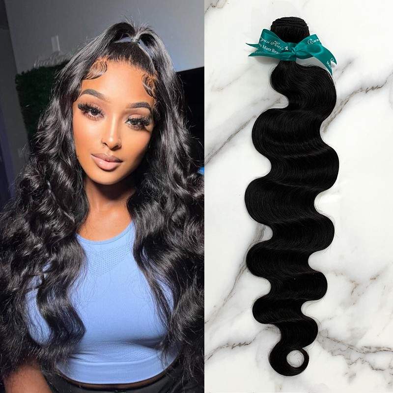 10″ – 40″Natural Color Body Wave Human Hair Bundle