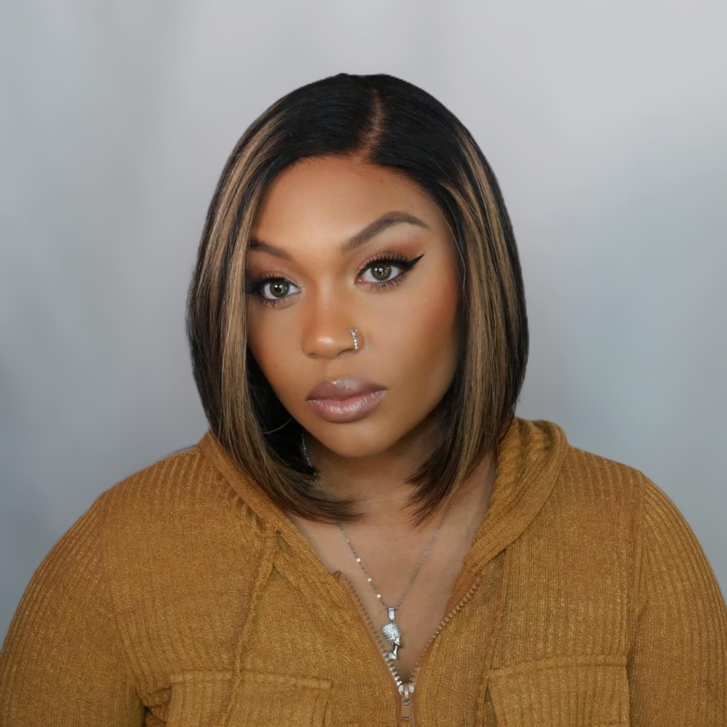 8″ – 14″ Highlights Colors Bob & Pixie Cut Human Hair Lace Front Wig