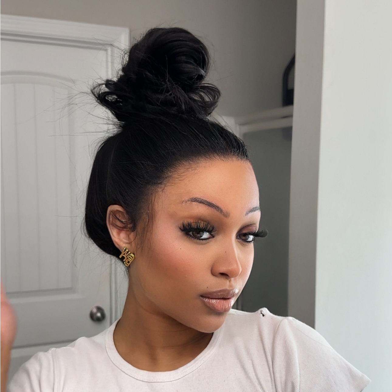 10″ – 36″ Natural Black Color Straight Human Hair 360 Lace Wig