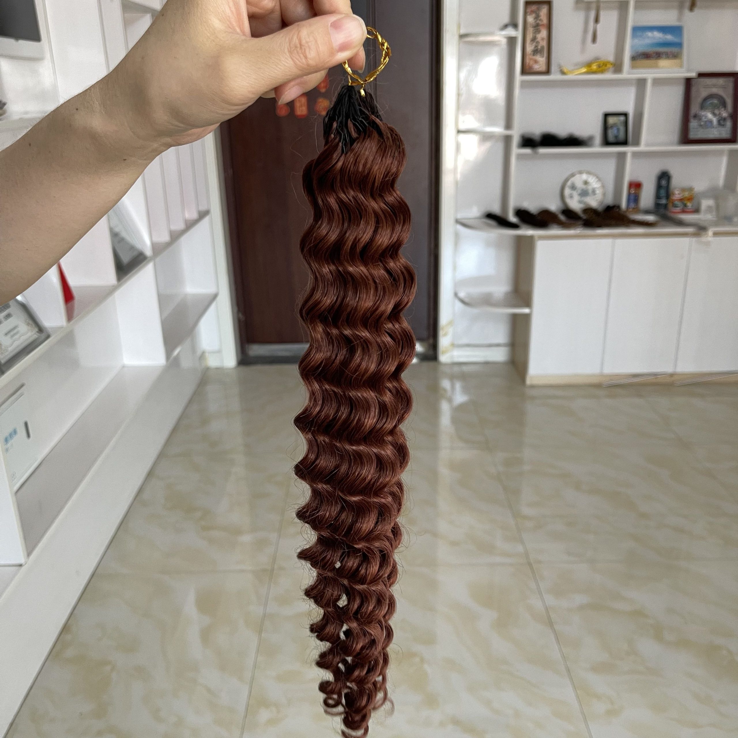 14″ – 24″ #33 Deep Wave Human Hair Crochet Hair
