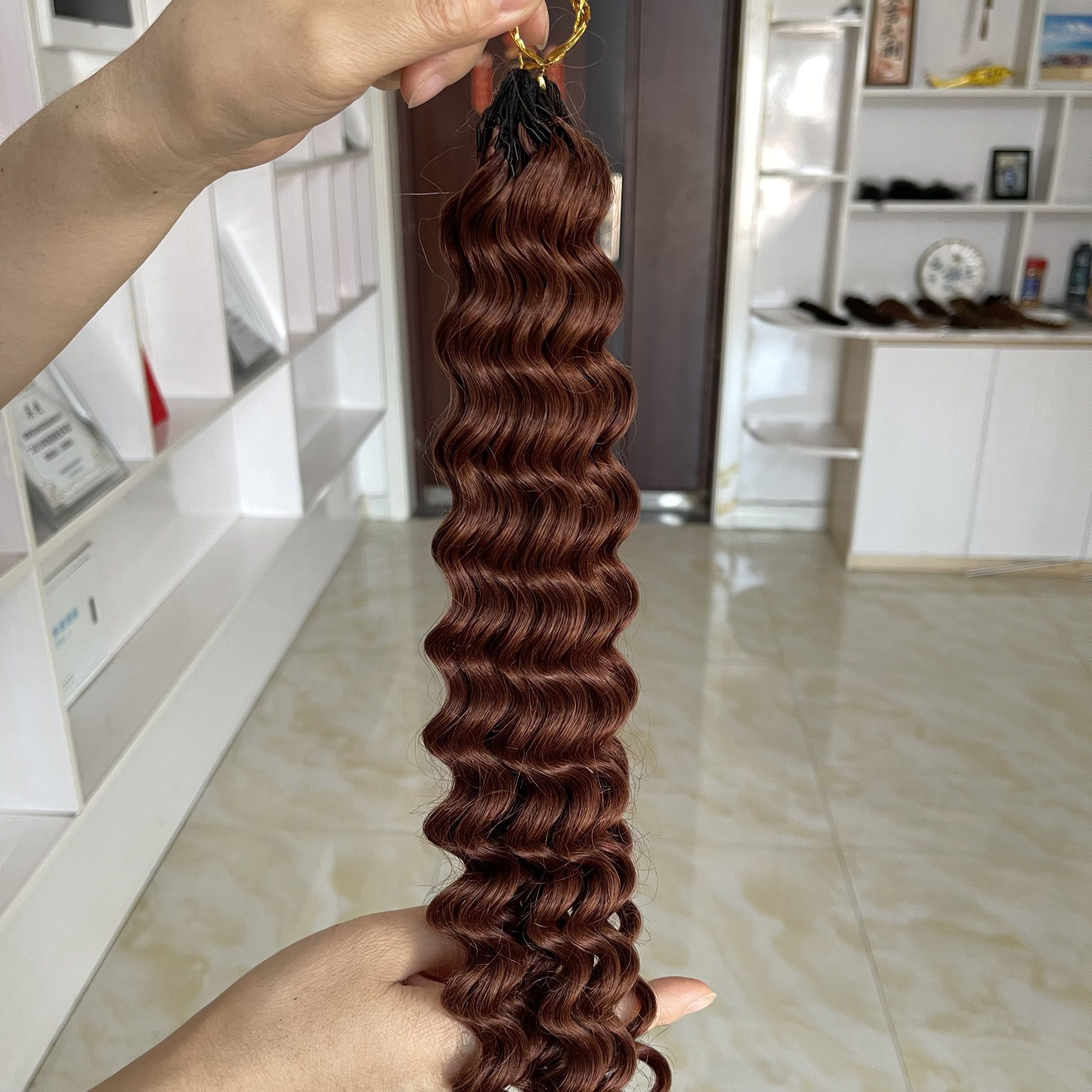 14″ – 24″ #33 Deep Wave Human Hair Crochet Hair