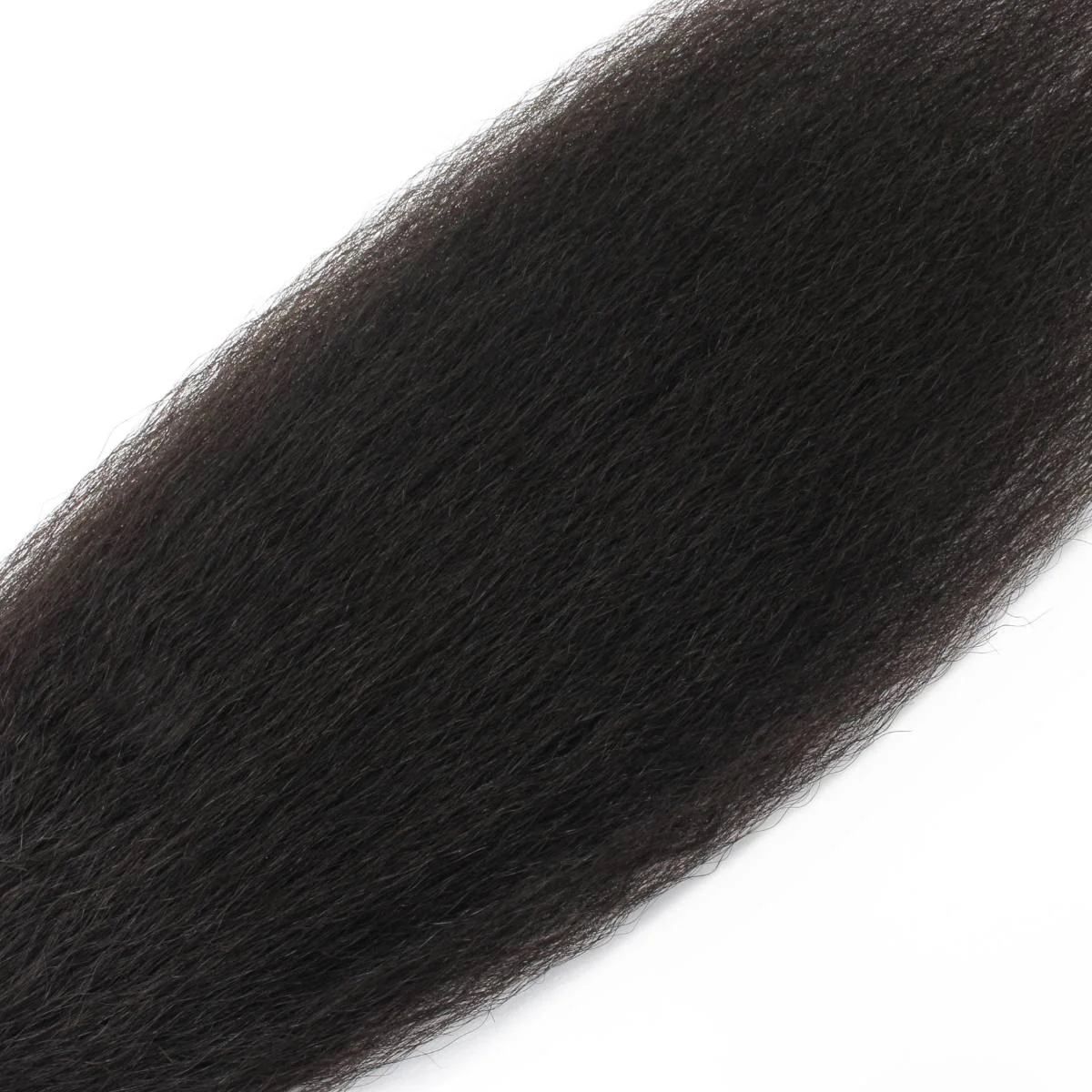 10″ – 20″ Natural Black Color Kinky Straight Human Hair 2*6 Lace Closure