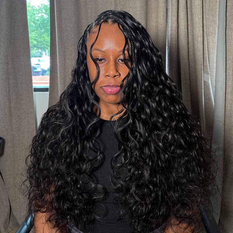 14″ – 24″ Natural Color Body Wave Human Hair Crochet Hair