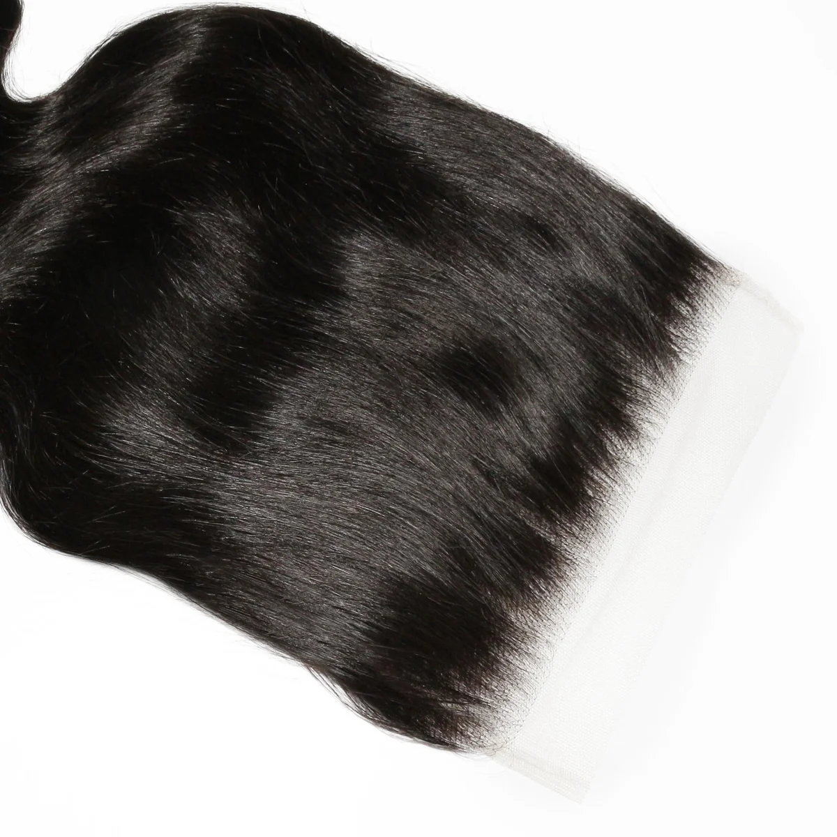 10″ – 20″ Natural Black Color Body Wave Human Hair 7*7 Lace Closure