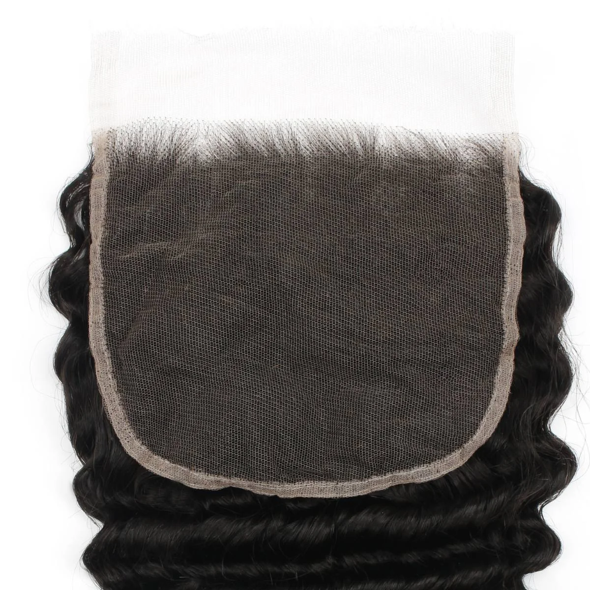 10″ – 20″ Natural Black Color Deep Wave Human Hair 6*6 Lace Closure