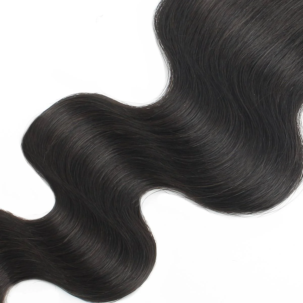 10″ – 20″ Natural Black Color Body Wave Human Hair 2*6 Lace Closure
