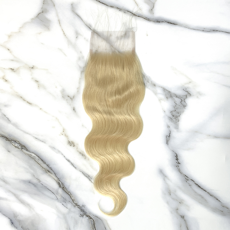 10″ – 20″ #613 Color Body Wave Human Hair 4*4 Lace Closure