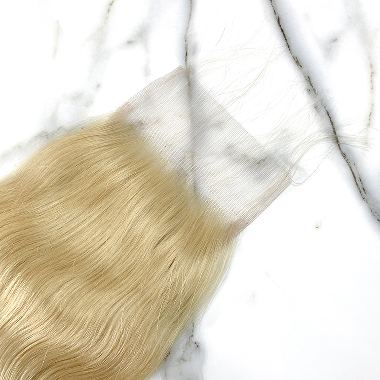 10″ – 20″ #613 Color Body Wave Human Hair 4*4 Lace Closure