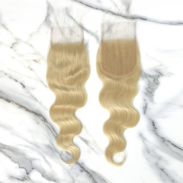 10″ – 20″ #613 Color Body Wave Human Hair 4*4 Lace Closure