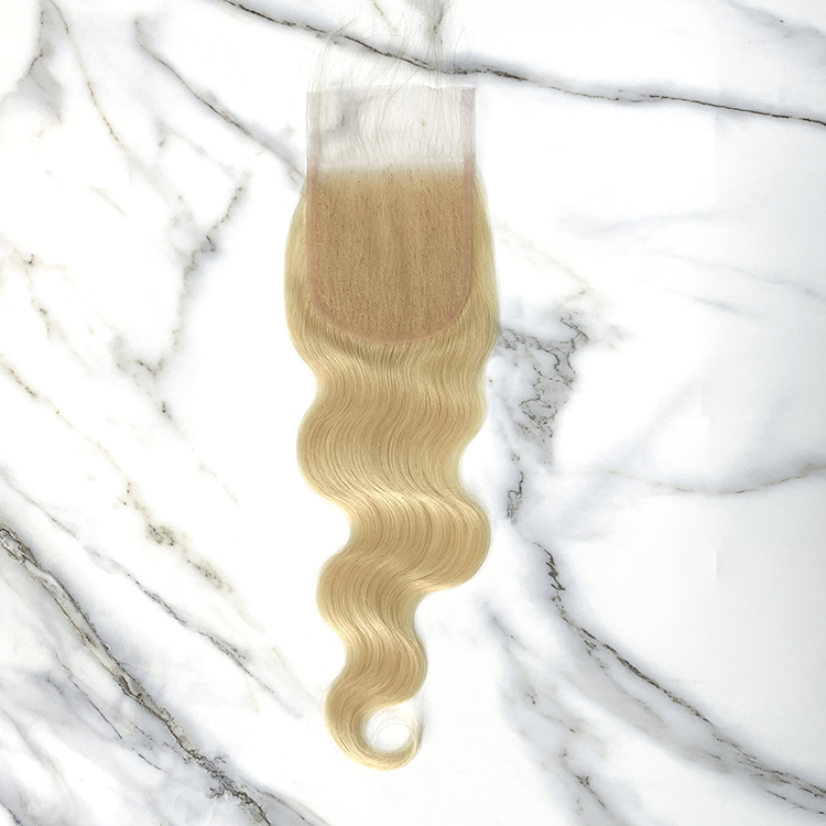 10″ – 20″ #613 Color Body Wave Human Hair 4*4 Lace Closure