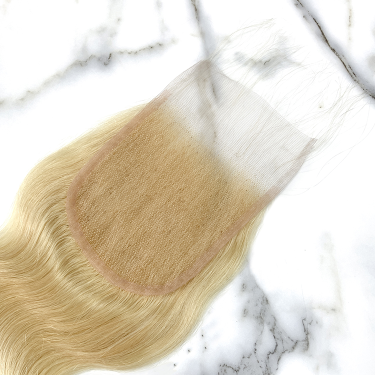 10″ – 20″ #613 Color Body Wave Human Hair 4*4 Lace Closure
