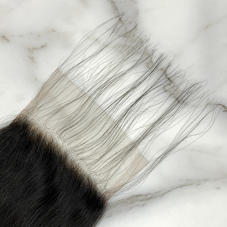 10″ – 20″ Natural Black Color Loose Wave Human Hair 4*4 Lace Closure