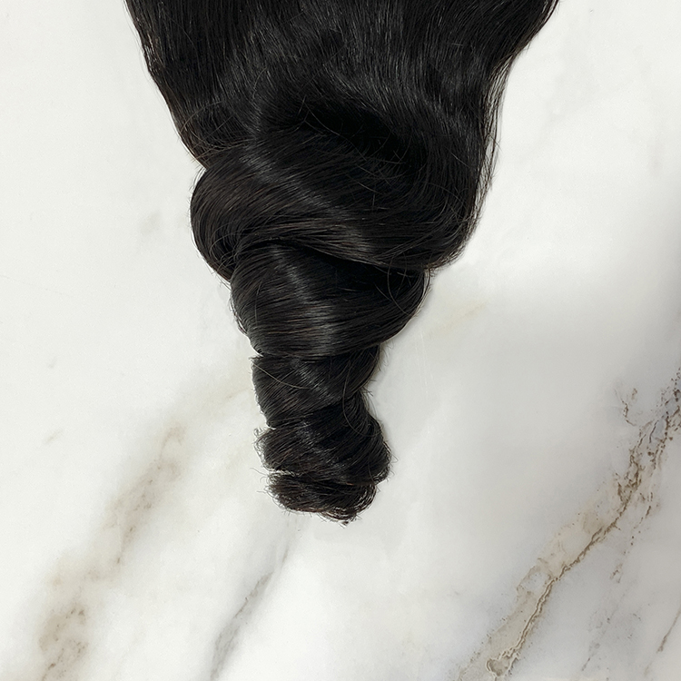 10″ – 20″ Natural Black Color Loose Wave Human Hair 4*4 Lace Closure