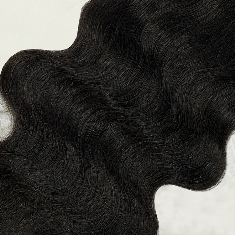 10″ – 20″ Natural Black Color Body Wave Human Hair 5*5 Lace Closure