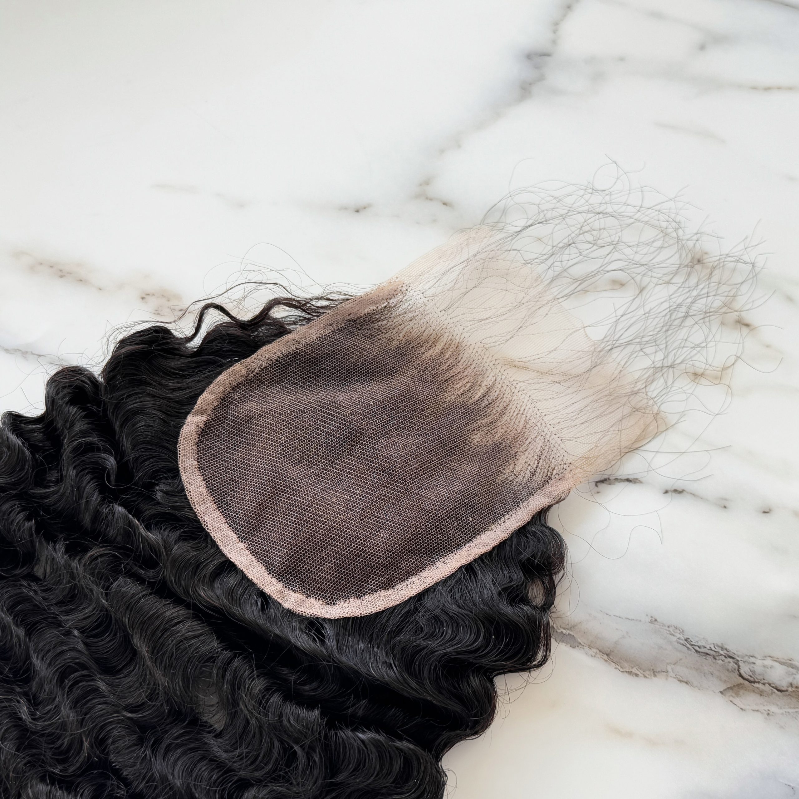 10″ – 20″ Natural Black Color Burmese Wave Human Hair 4*4 Lace Closure