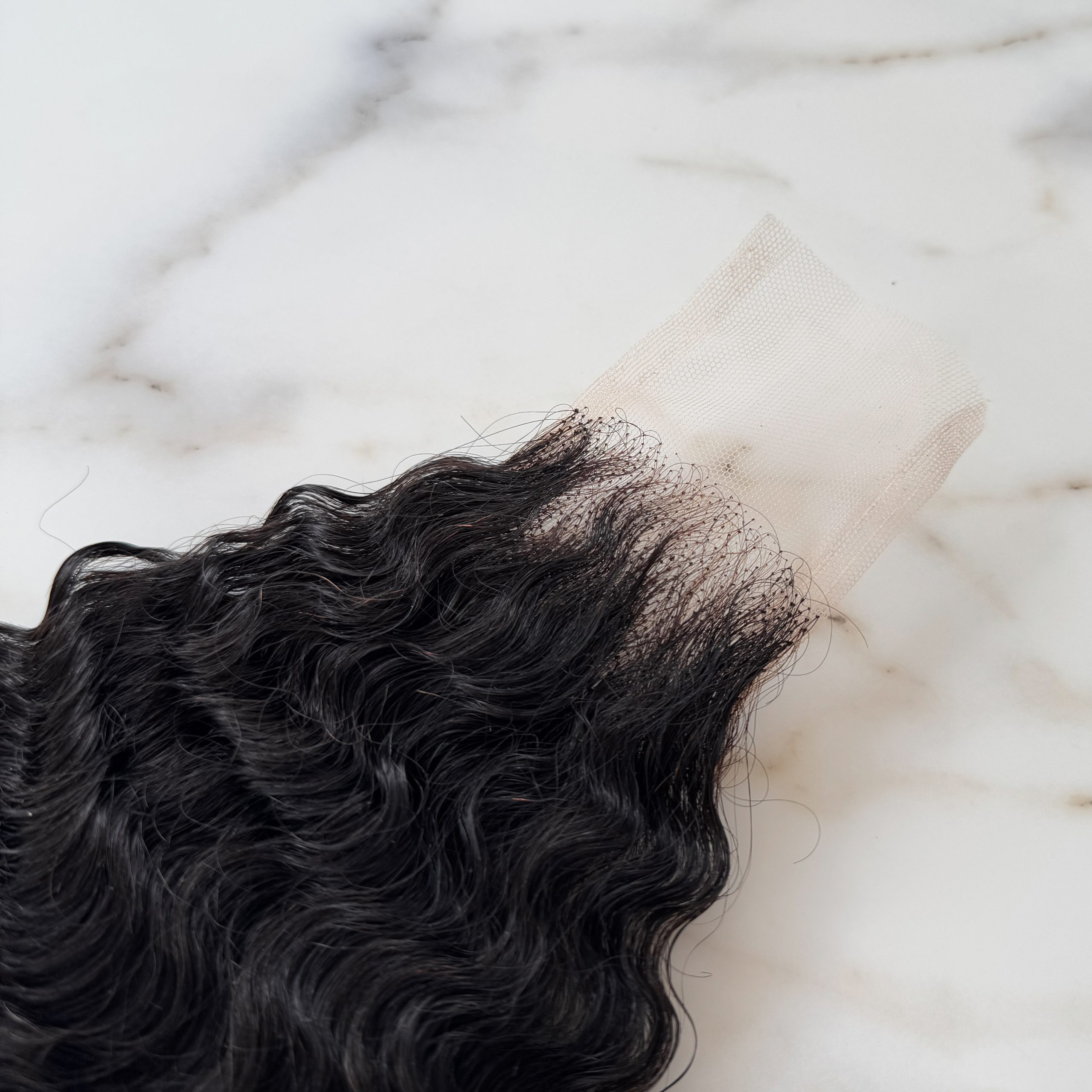 10″ – 20″ Natural Black Color Burmese Wave Human Hair 2*6 Lace Closure