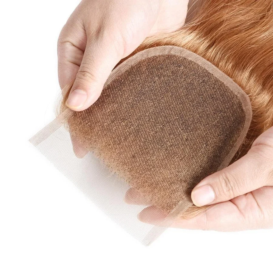 10″ – 20″ #27 Color Body Wave Human Hair 4*4 Lace Closure