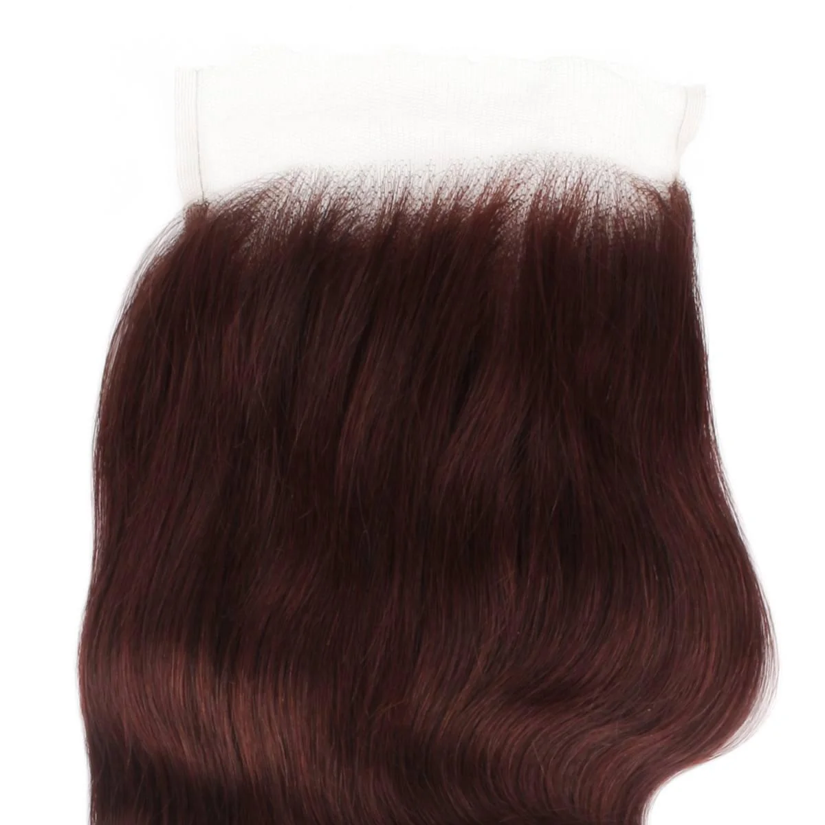 10″ – 20″ Burgundy Color Body Wave Human Hair 5*5 Lace Closure