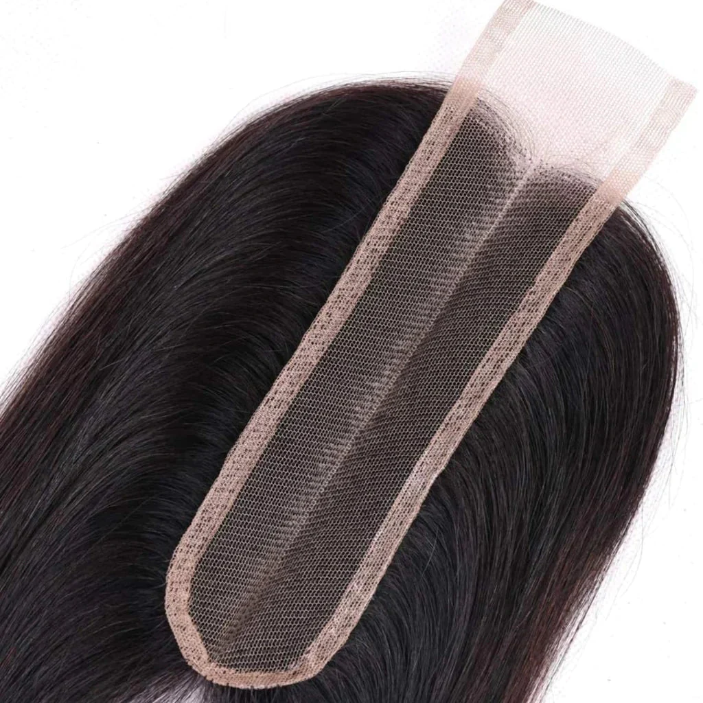 10″ – 20″ Natural Black Color Body Wave Human Hair 2*6 Lace Closure