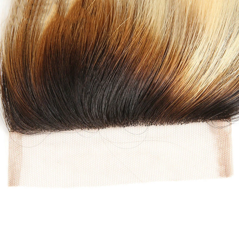 10″ – 20″ #1B/613 Color Body Wave Human Hair 4*4 Lace Closure