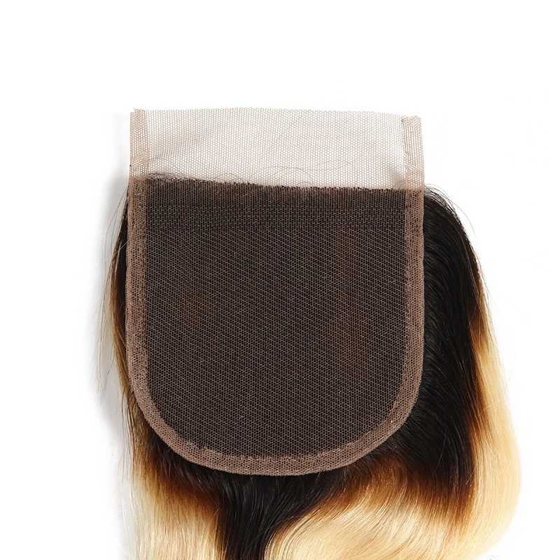 10″ – 20″ #1B/613 Color Body Wave Human Hair 4*4 Lace Closure