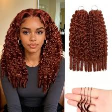 14″ – 24″ #33 Burmese Curly Human Hair Crochet Hair