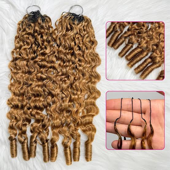 14″ – 24″ #2/30 Burmese Curly Human Hair Crochet Hair