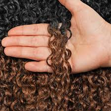 14″ – 24″ #2/30 Burmese Curly Human Hair Crochet Hair