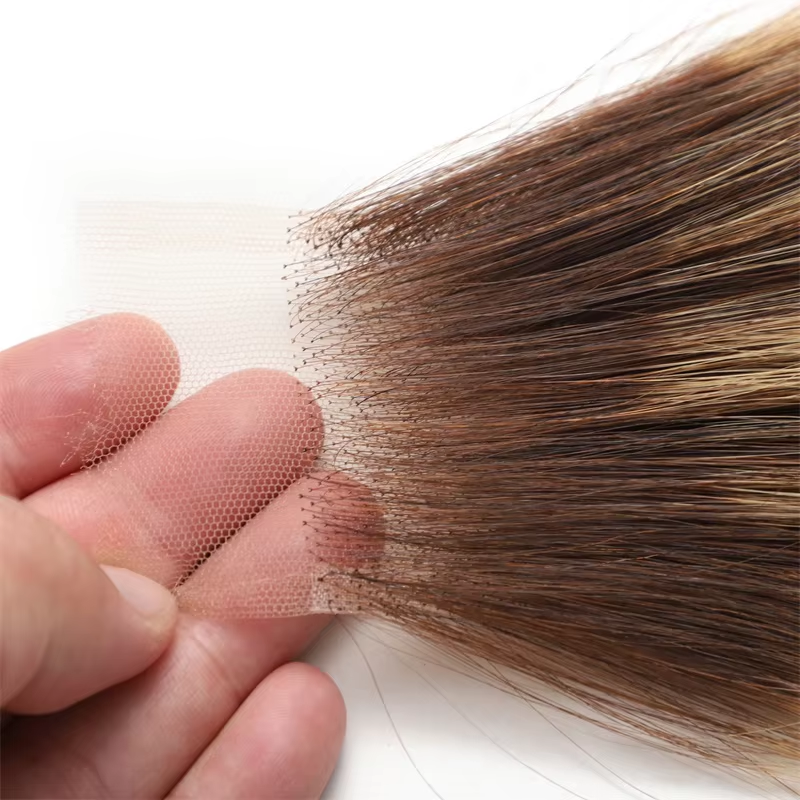 10″ – 20″ Highlight Color Natural Straight Human Hair 2*6 Lace Closure