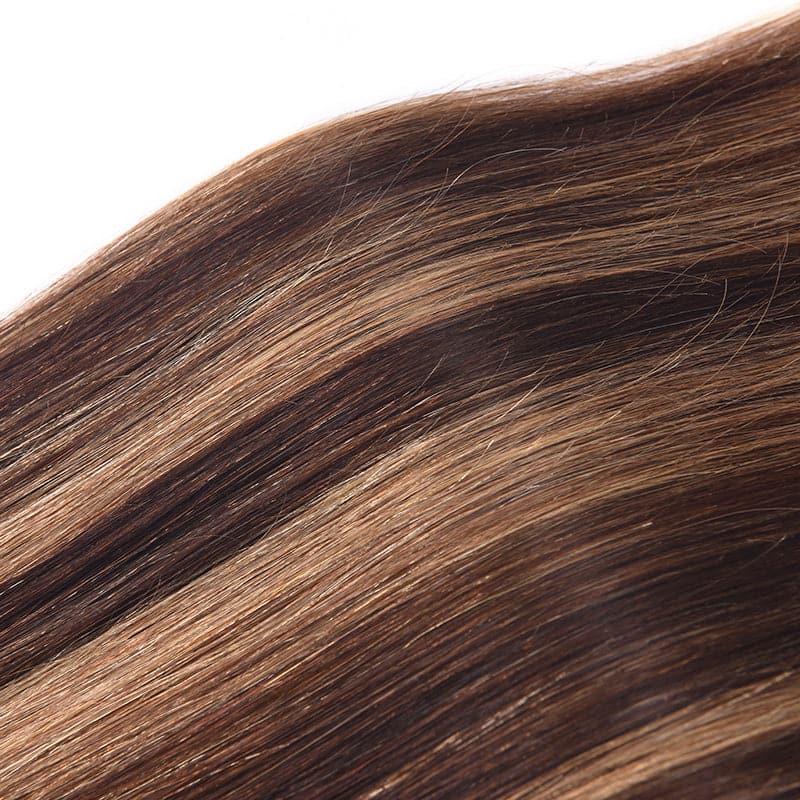 3 Bundles 10″ – 40″ Highlight Color Straight Human Hair Bundle