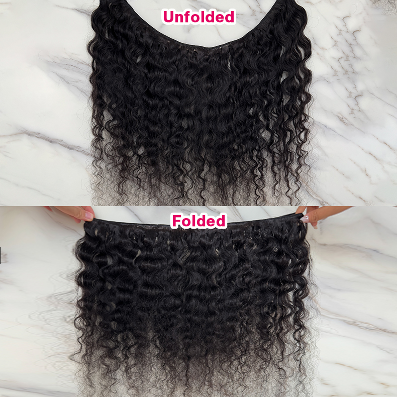 10″ – 40″ Natural Black Color Burmese Wave Human Hair Bundle