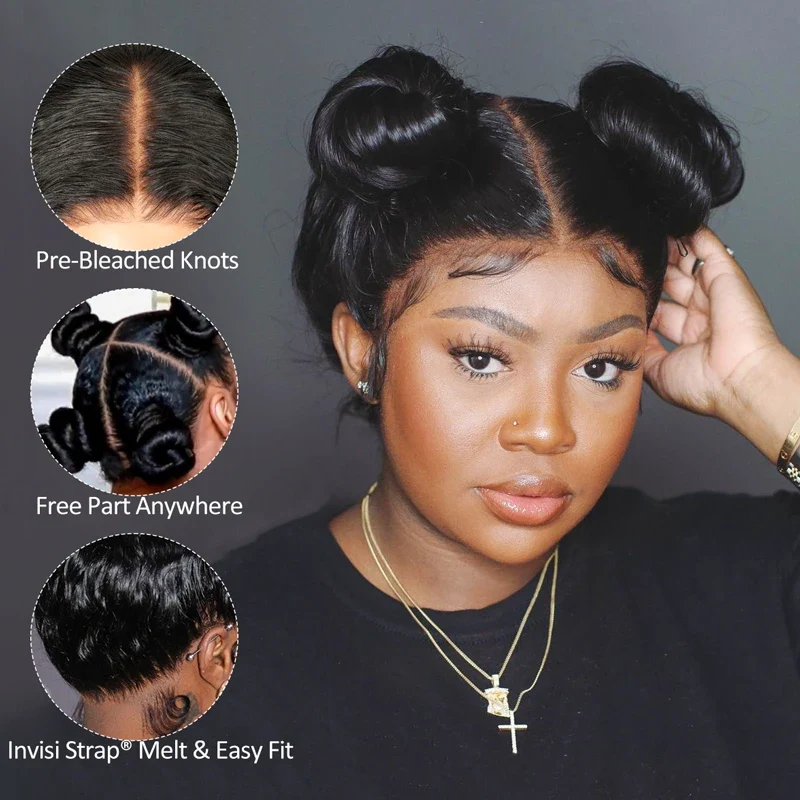 10″ – 30″ Natural Color Straight Human Hair Full Lace Wig