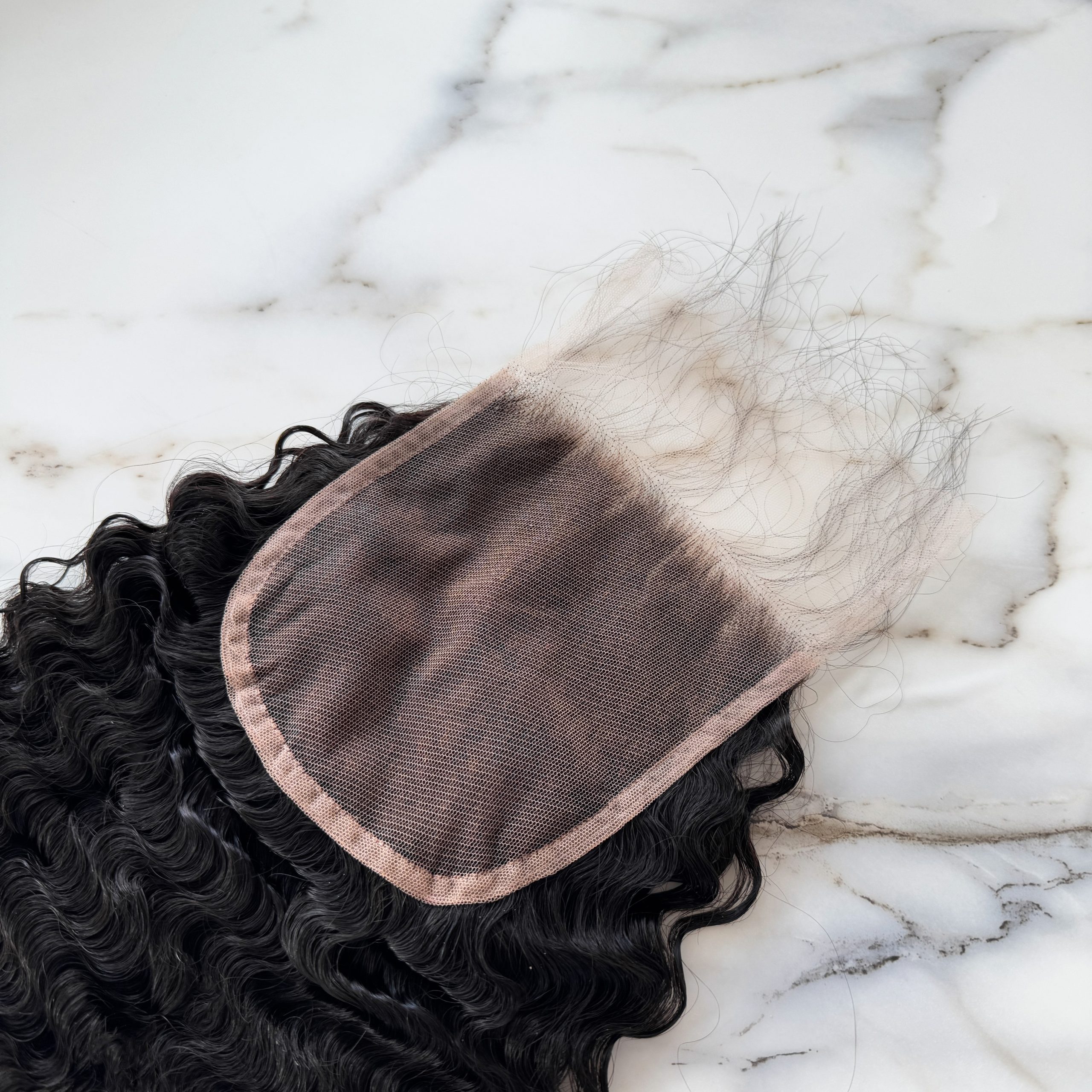 10″ – 20″ Natural Black Color Burmese Wave Human Hair 5*5 Lace Closure