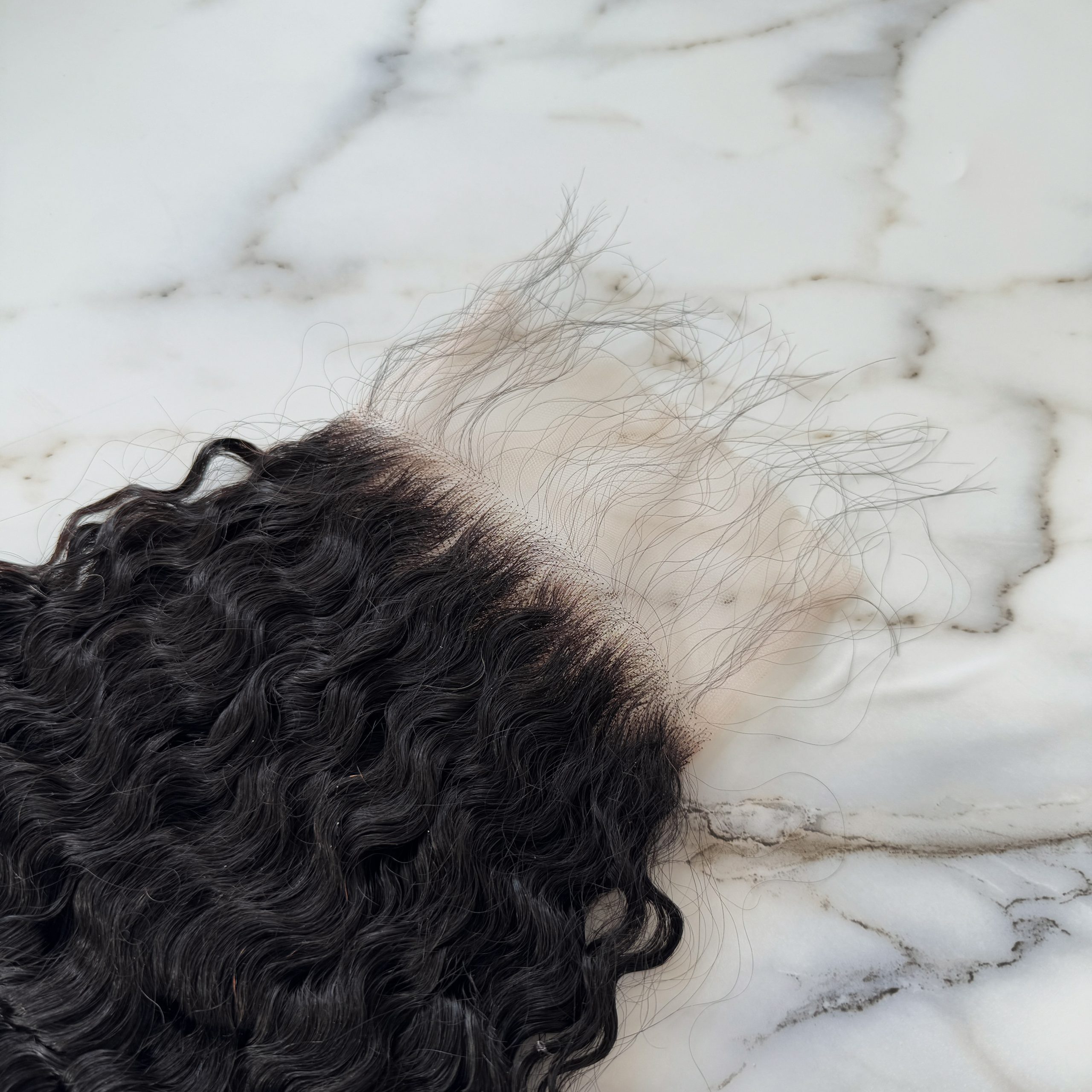 10″ – 20″ Natural Black Color Burmese Wave Human Hair 5*5 Lace Closure