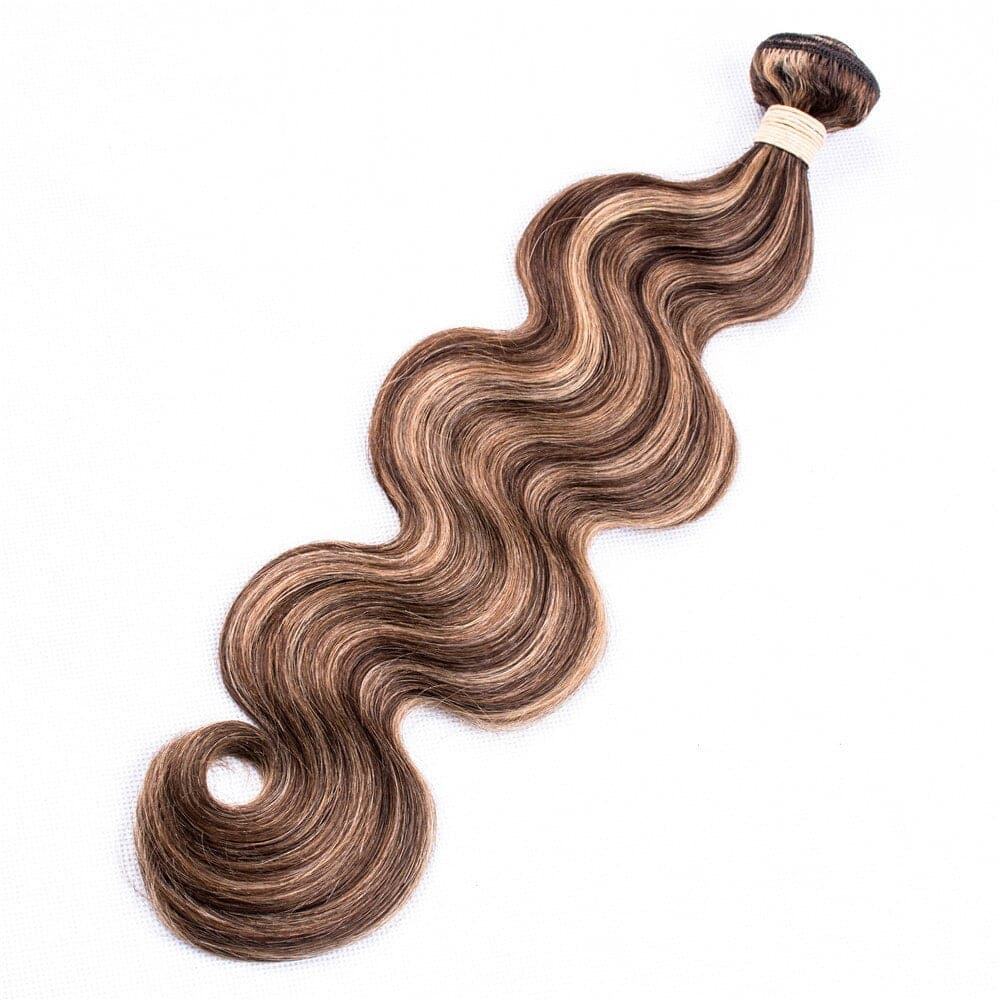 3 Bundles 10″ – 40″ HighlightColor Body Wave Human Hair Bundle