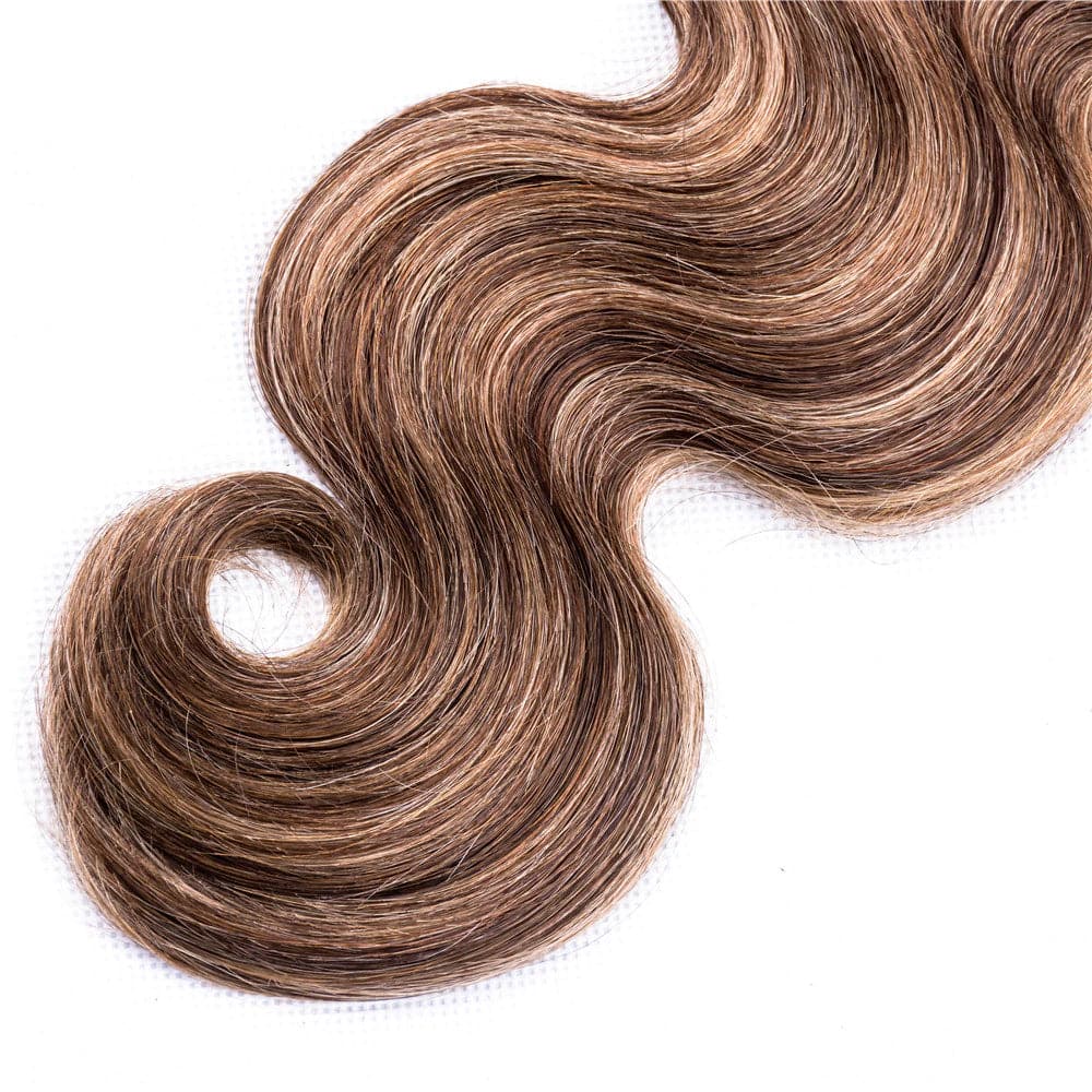 3 Bundles 10″ – 40″ HighlightColor Body Wave Human Hair Bundle