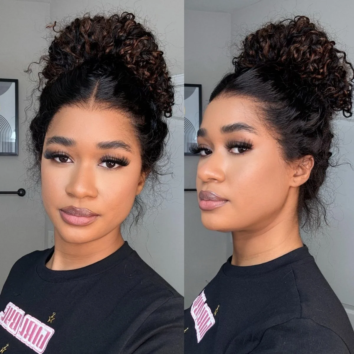 10″ – 36″ Highlight Color Water Wave Human Hair 360 Lace Wig
