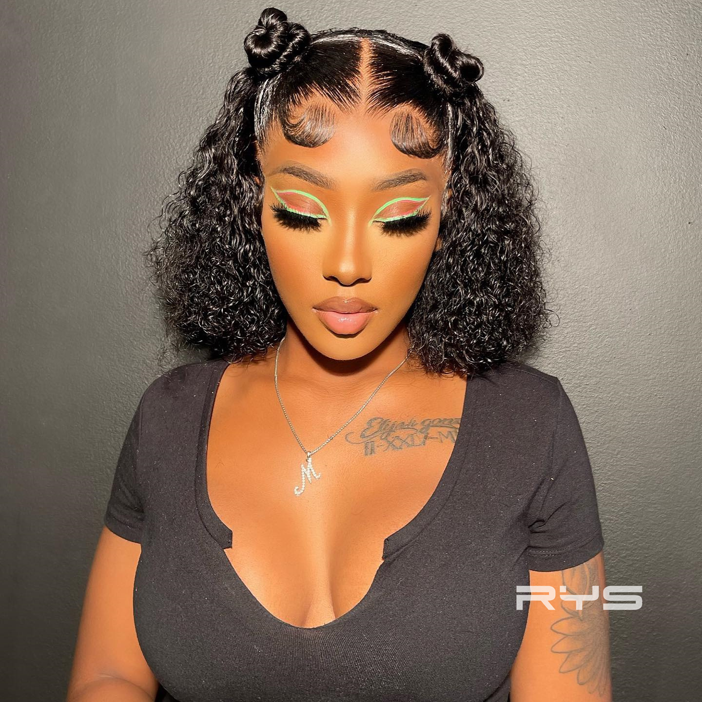 8″ – 14″ Natural Colors Bob & Pixie Cut Human Hair Lace Front Wig